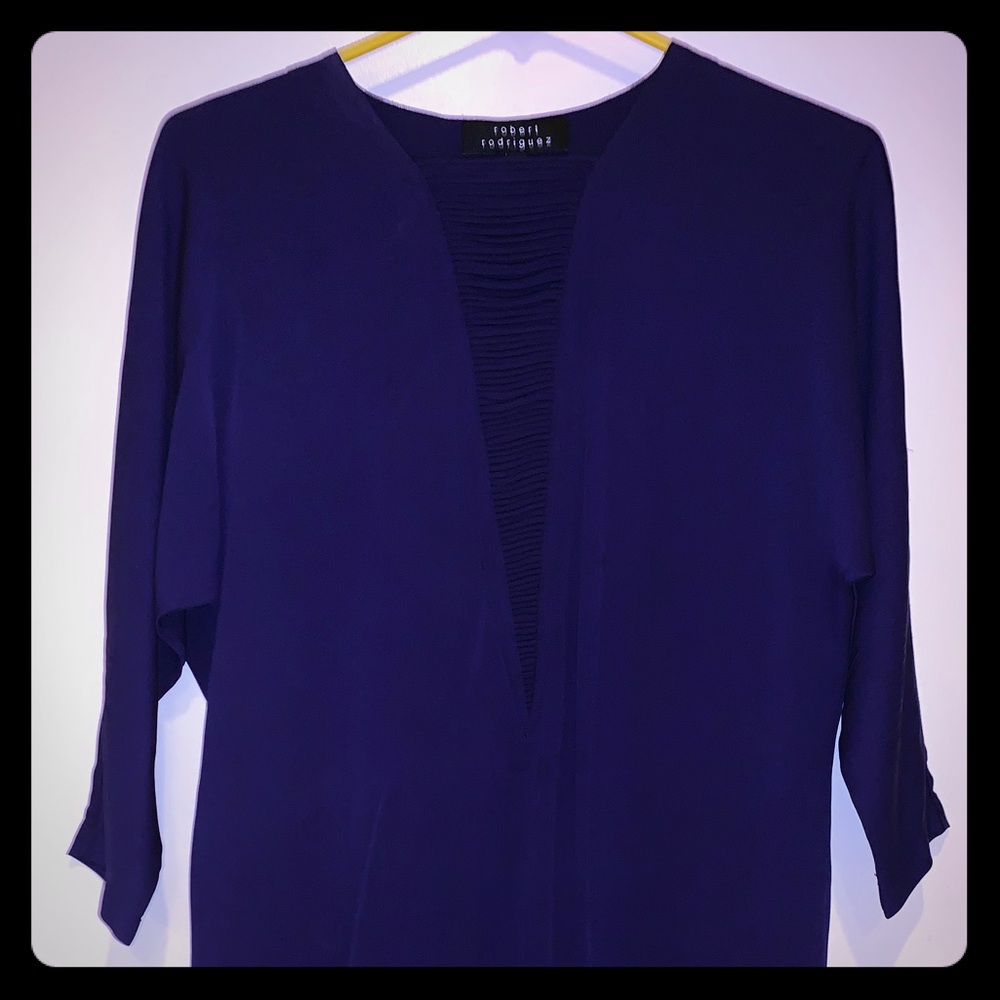 Gorgeous Robert Rodriguez blue dress